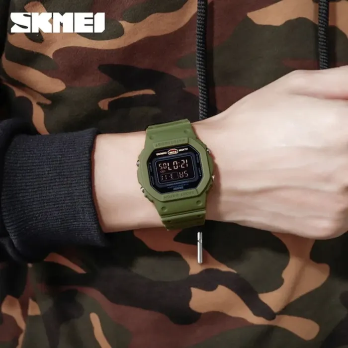 Чоловічий спортивний водостійкий тактичний годинник Skmei Dron - зображення 3