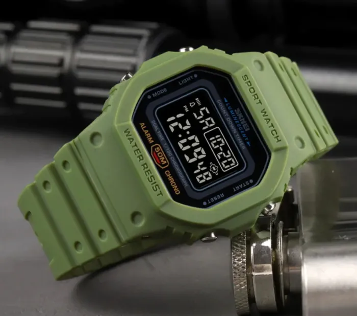 Чоловічий спортивний водостійкий тактичний годинник Skmei Dron - зображення 4