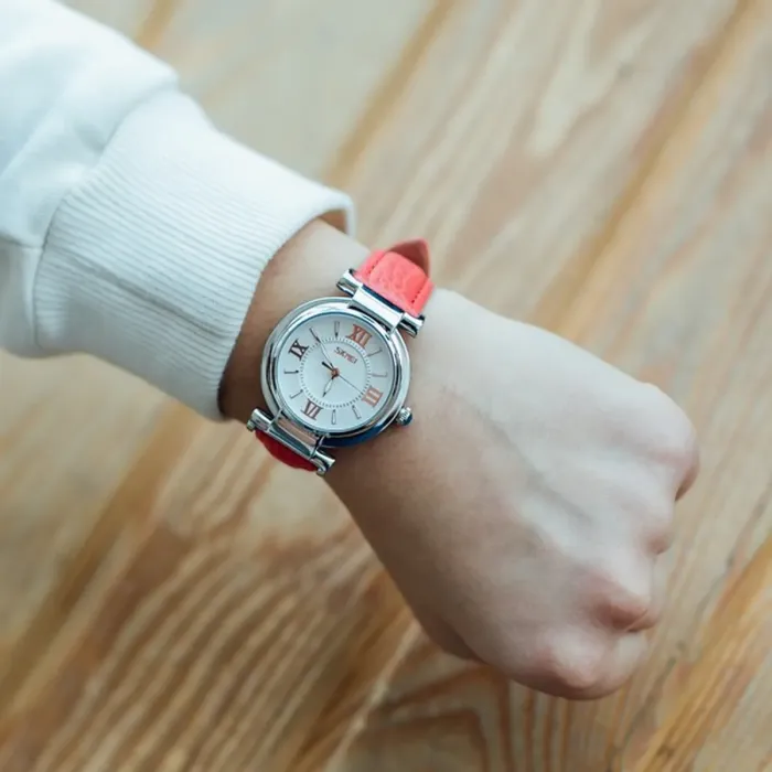 Жіночий годинник Skmei Elegant Red 9075R - зображення 9