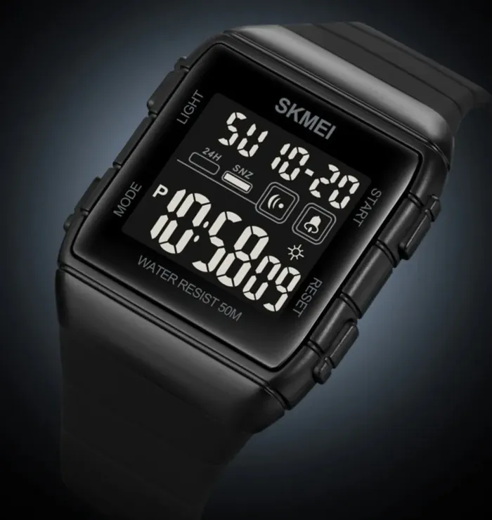 Чоловічий водостійкий спортивний тактичний годинник Skmei Hakaton Pro - зображення 4