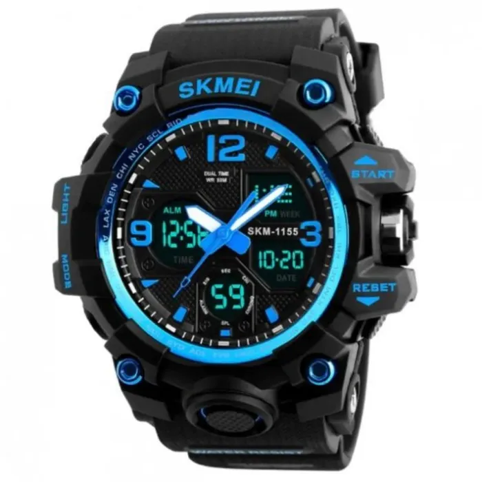 Чоловічий годинник Skmei Hamlet Blue 1155B - зображення 8