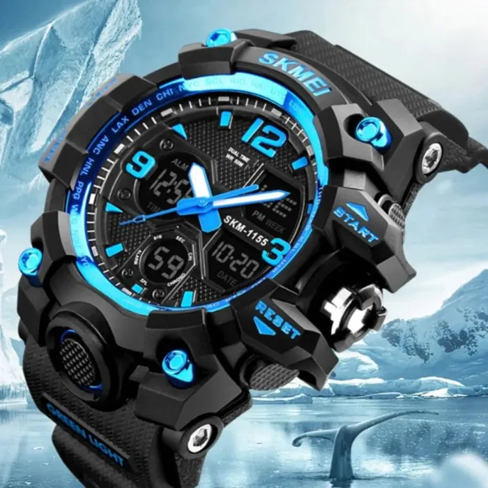 Чоловічий годинник Skmei Hamlet Blue 1155B - зображення 3