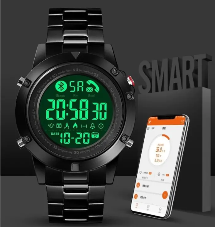 Смарт годинники Smart Skmei Ideal Sport Black - зображення 4