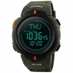 Чоловічий водостійкий спортивний тактичний з компасом годинник Skmei Kompass Nano з компасом