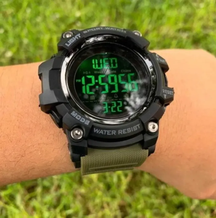 Чоловічий водостійкий спортивний тактичний годинник Skmei Leopard - зображення 5