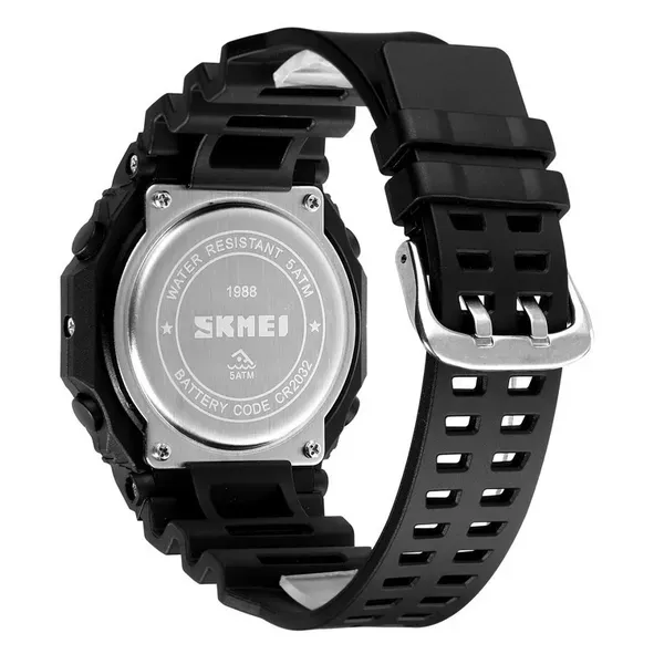 Чоловічий водостійкий спортивний тактичний годинник Skmei Navi - зображення 9
