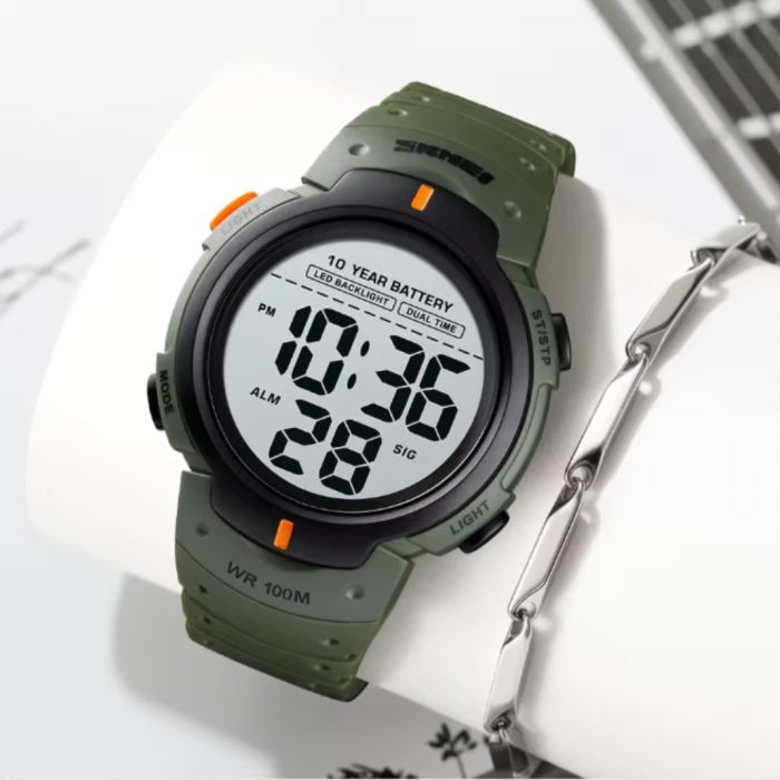 Чоловічий спортивний тактичний годинник Тактичний набір Skmei Neon Survival 10 Bar - изображение 5