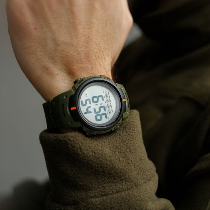 Чоловічий спортивний тактичний годинник Тактичний набір Skmei Neon Survival 10 Bar - изображение 8