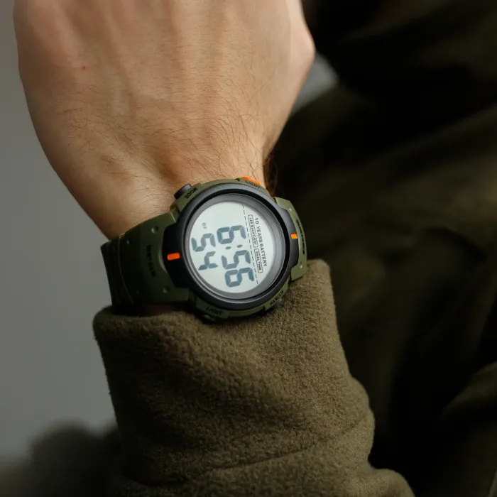 Чоловічий спортивний тактичний годинник Тактичний набір Skmei Neon Survival 10 Bar - зображення 8