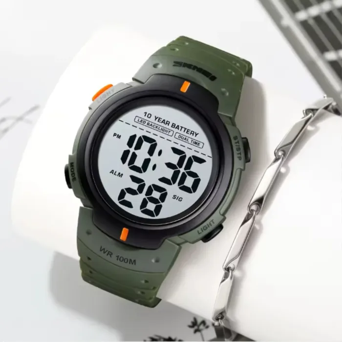 Чоловічий спортивний тактичний годинник Тактичний набір Skmei Neon Survival 10 Bar - зображення 5