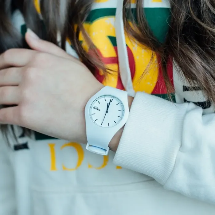 Дитячі годинники Skmei Rubber White 9068C - зображення 7