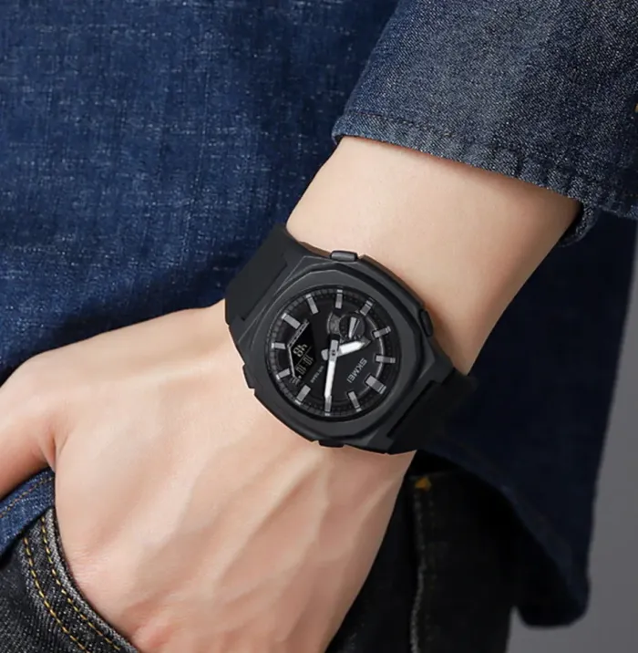 Чоловічий спортивний тактичний годинник Skmei Trust Gummer - зображення 3