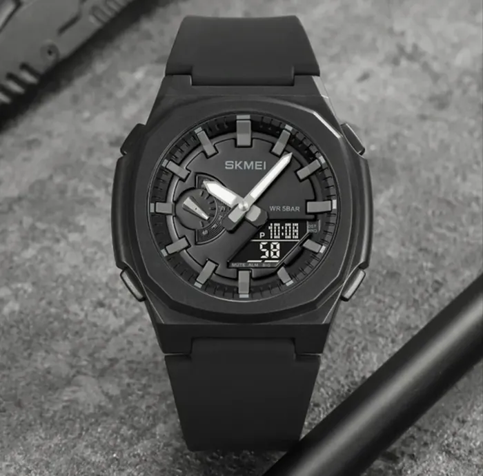 Чоловічий спортивний тактичний годинник Skmei Trust Gummer - зображення 4
