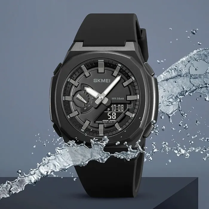 Чоловічий спортивний тактичний годинник Skmei Trust Gummer - зображення 5