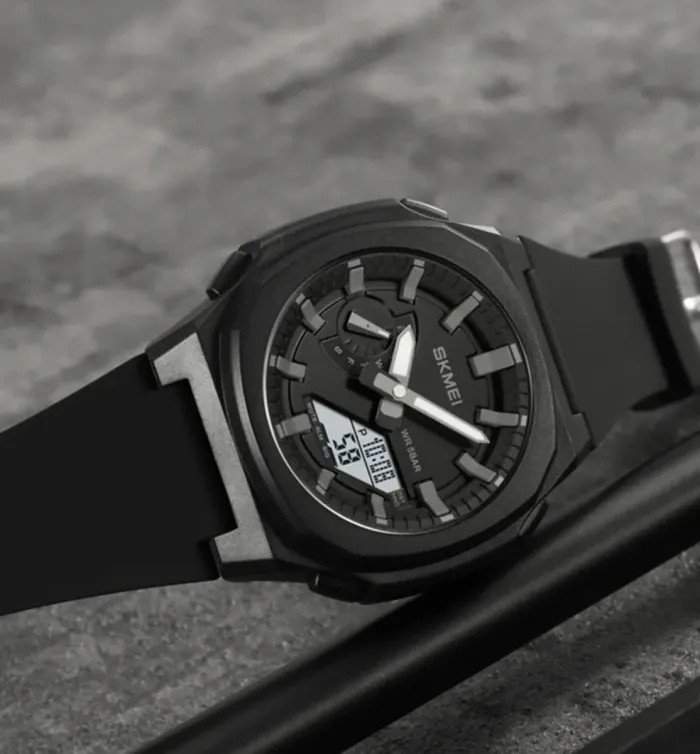 Чоловічий спортивний тактичний годинник Skmei Trust Gummer - зображення 6