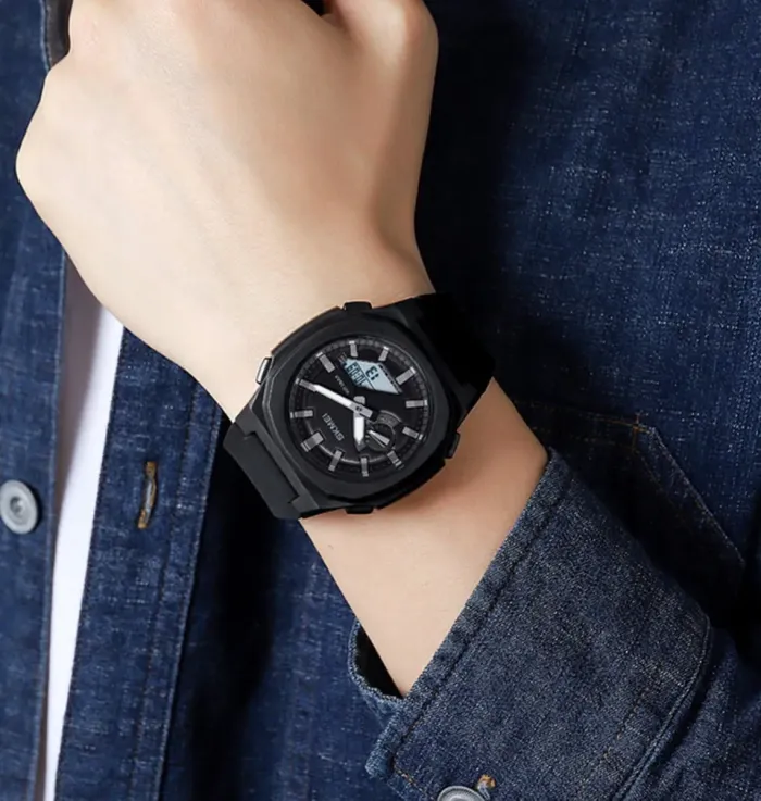 Чоловічий спортивний тактичний годинник Skmei Trust Gummer - зображення 8