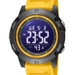 Чоловічий спортивний водостійкий тактичний годинник Smael Alex Yellow
