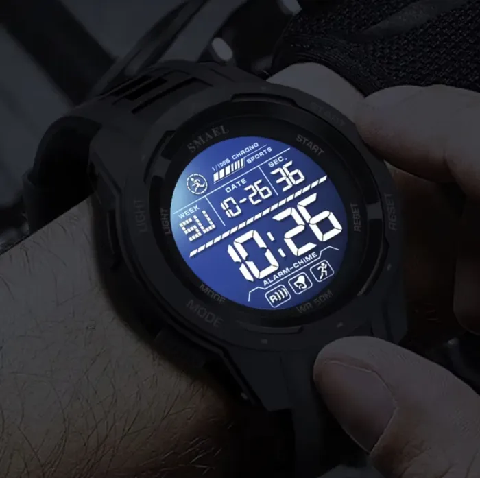 Чоловічий спортивний тактичний годинник Smael Brutto Pro - зображення 3