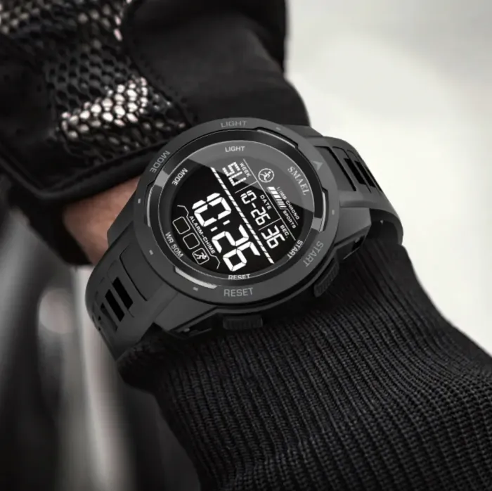 Чоловічий спортивний тактичний годинник Smael Brutto Pro - зображення 7