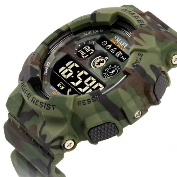 Чоловічий водостійкий спортивний тактичний годинник Smael Force - зображення 2