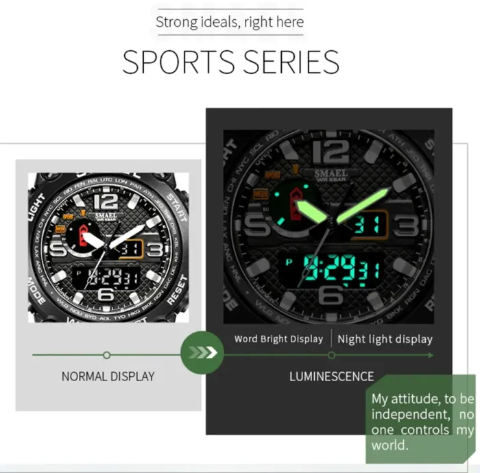 Чоловічі годинники Smael Tank - зображення 3