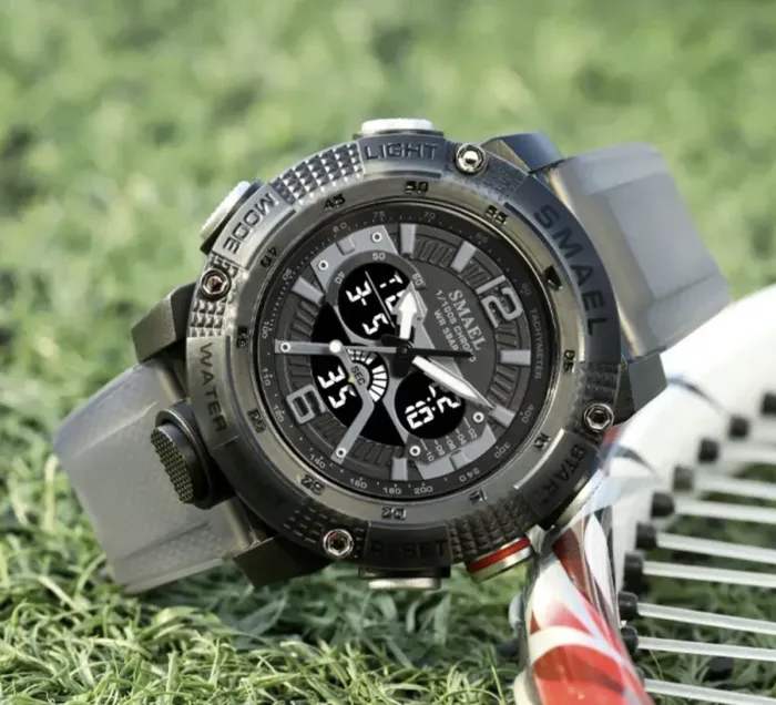 Чоловічий водостійкий спортивний тактичний годинник Smael Tornado - зображення 2