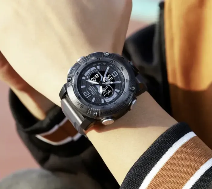 Чоловічий водостійкий спортивний тактичний годинник Smael Tornado - зображення 4