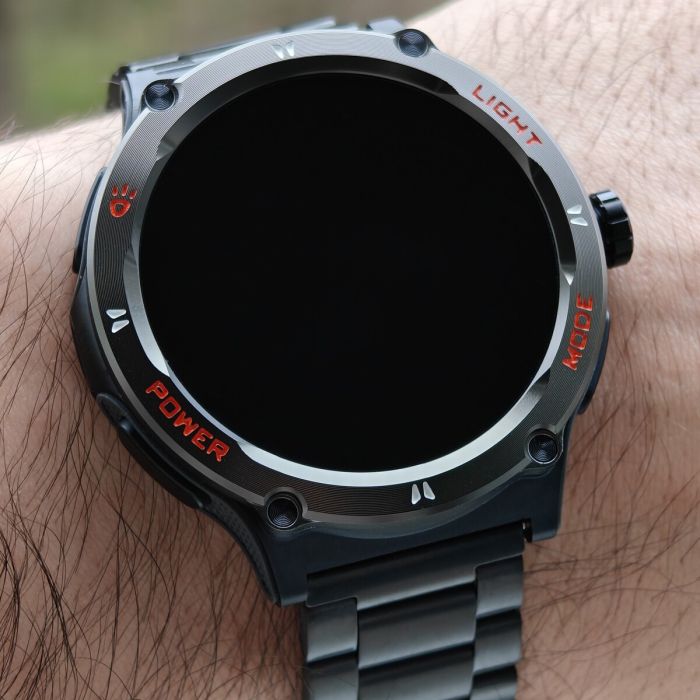 Розумний смарт годинник Smart Advanture Steel Black з компасом, 2 ремінці - зображення 7