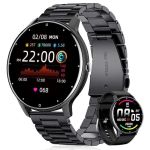 Розумний смарт годинник Smart Classic Steel Black, 2 ремінці