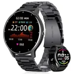 Розумний смарт годинник Smart Classic Steel Black, 2 ремінці