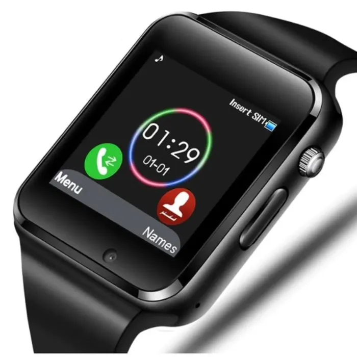 Розумний смарт годинник з сім-картою 2018 року Smart A1 Turbo UWatch 5015 Black - зображення 1
