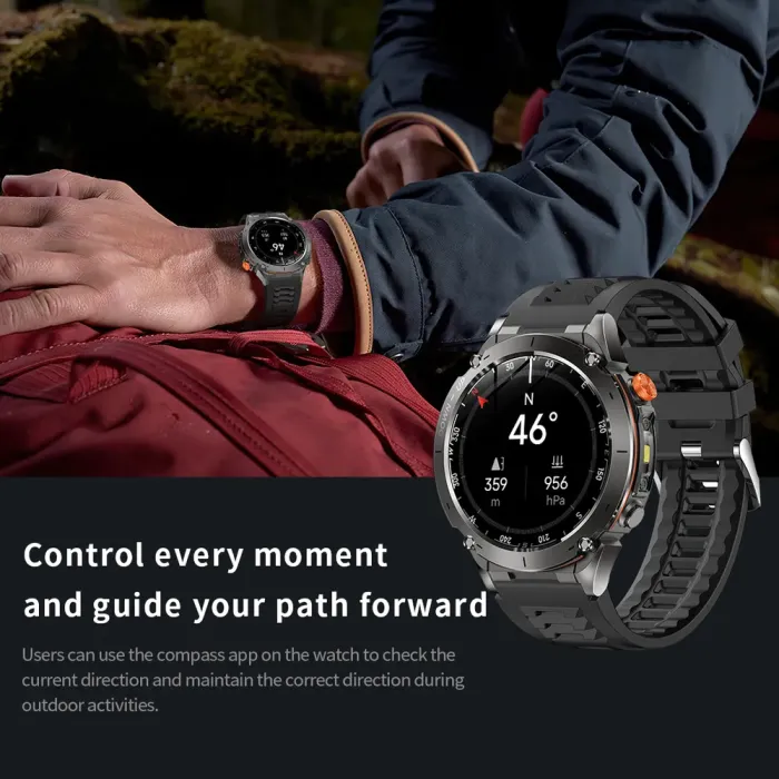 Розумний смарт годинник Smart Agent X з GPS і компасом - зображення 12