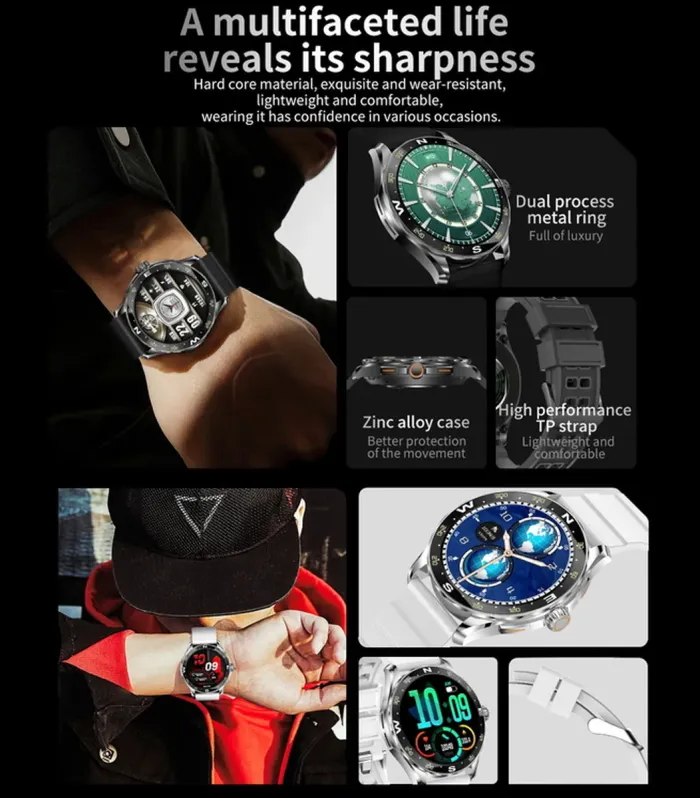 Розумний смарт годинник Smart AirForce Max Black - зображення 6