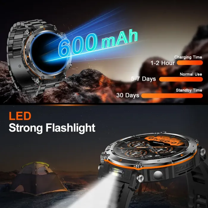 Розумний смарт годинник Smart Avation Pro Steel, 2 ремінці - зображення 8