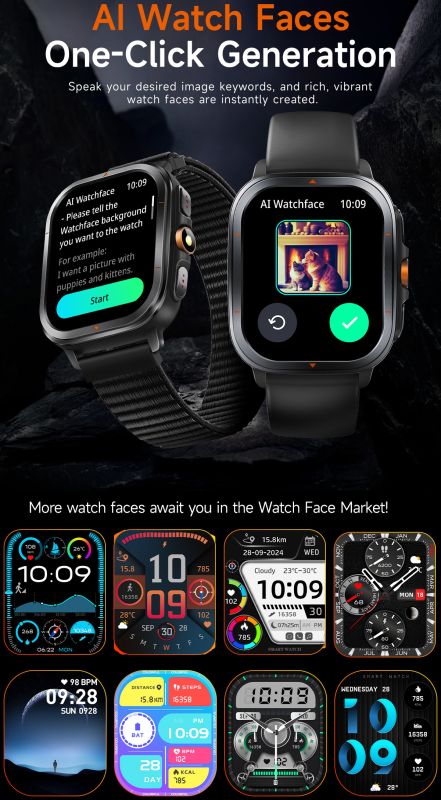 Розумний смарт годинник Smart Bavaro Nano Rubber, 2 ремінці - зображення 4