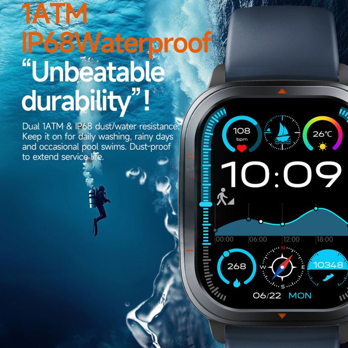 Розумний смарт годинник Smart Bavaro Nano Nylon, 2 ремінці - зображення 12