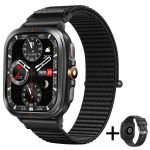 Розумний смарт годинник Smart Bavaro Nano Nylon, 2 ремінці