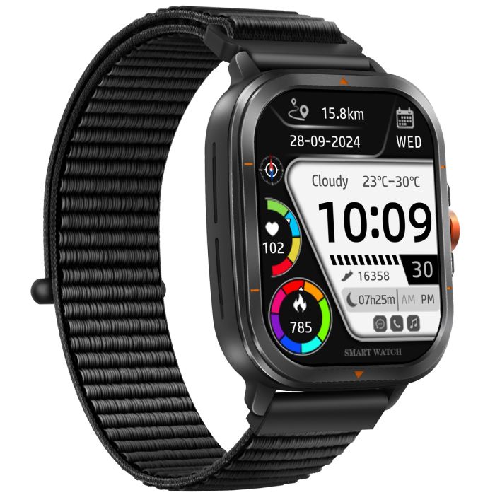 Розумний смарт годинник Smart Bavaro Nano Nylon, 2 ремінці - зображення 3