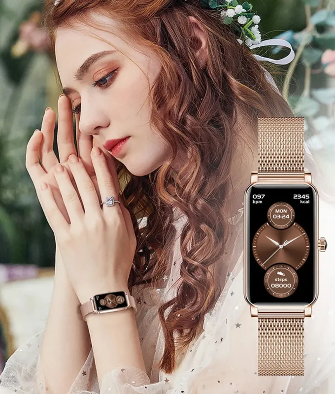 Розумний смарт годинник Smart Braclet Gold - зображення 6
