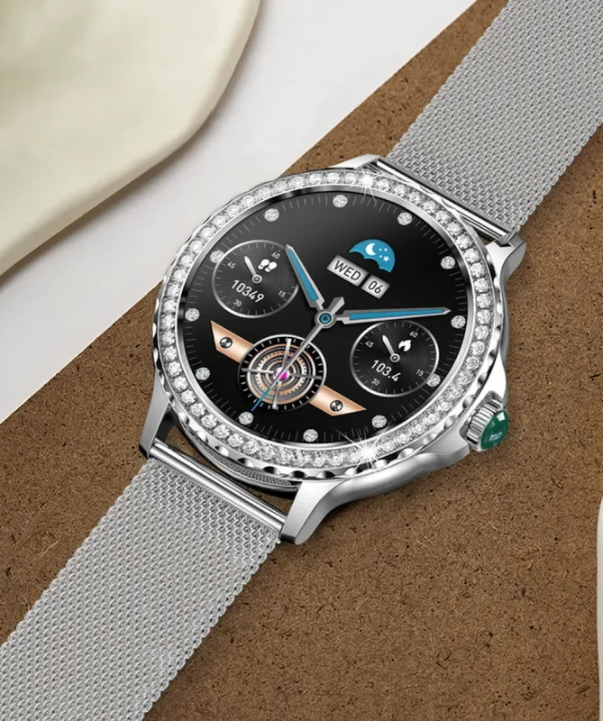 Розумний смарт годинник Smart Brilliant Silver - зображення 3