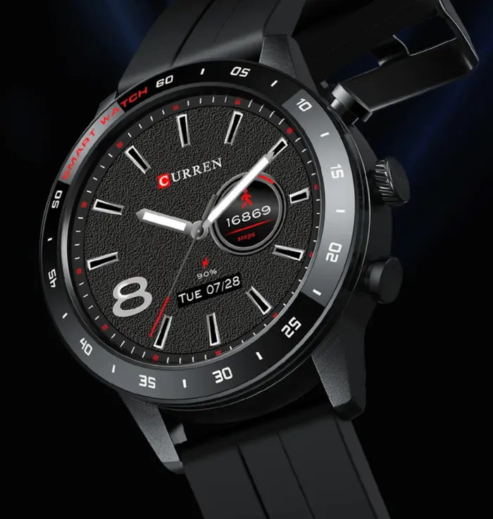 Розумний смарт годинник Smart Curren Retina Black - зображення 2
