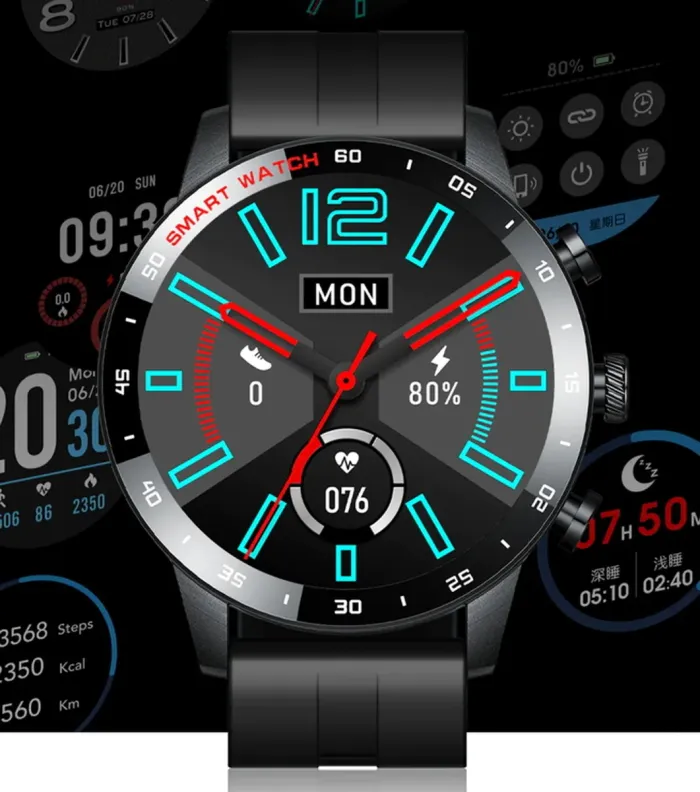 Розумний смарт годинник Smart Curren Retina Black - зображення 11