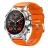 Розумний смарт годинник Smart Delta K52 Silver Orange, 2 ремінці