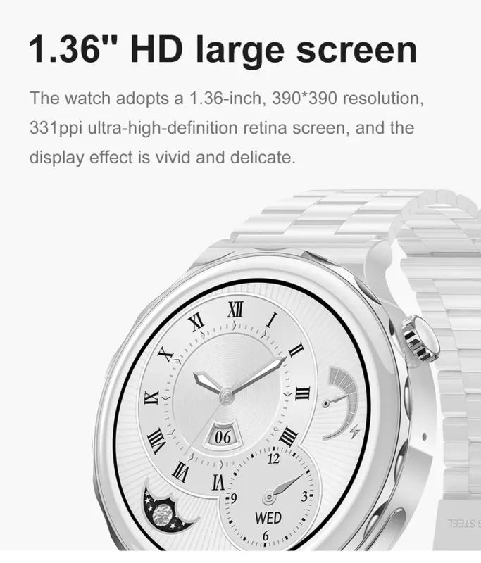 Розумний смарт годинник Smart Diamond White - зображення 7