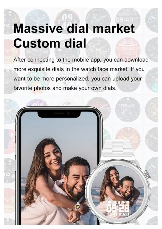 Розумний смарт годинник Smart Diamond White - зображення 8