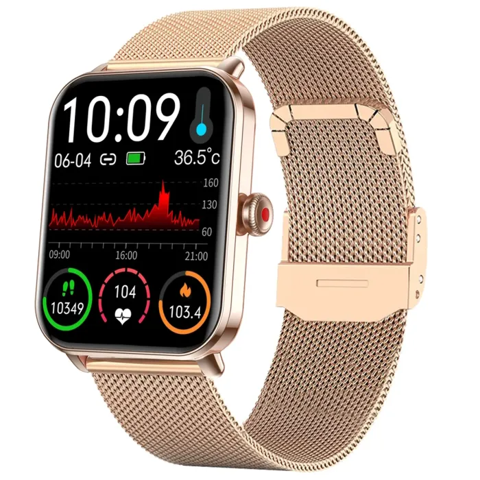 Розумний смарт годинник Smart Eva Gold, 2 ремінці - зображення 2