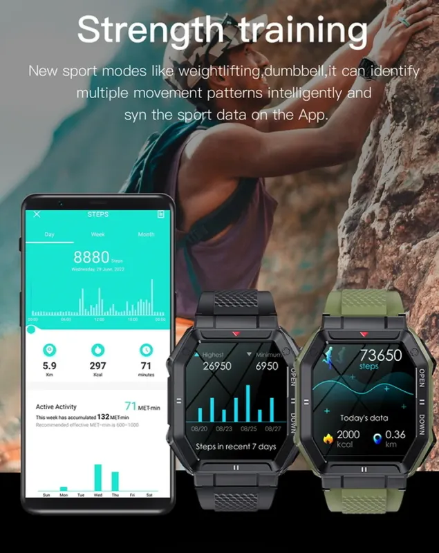 Розумний смарт годинник Smart Everest Black - зображення 6