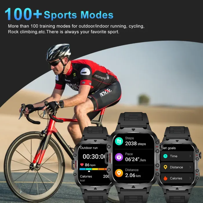 Розумний смарт годинник Smart Expert Nano Rubber, 2 ремінці - зображення 2