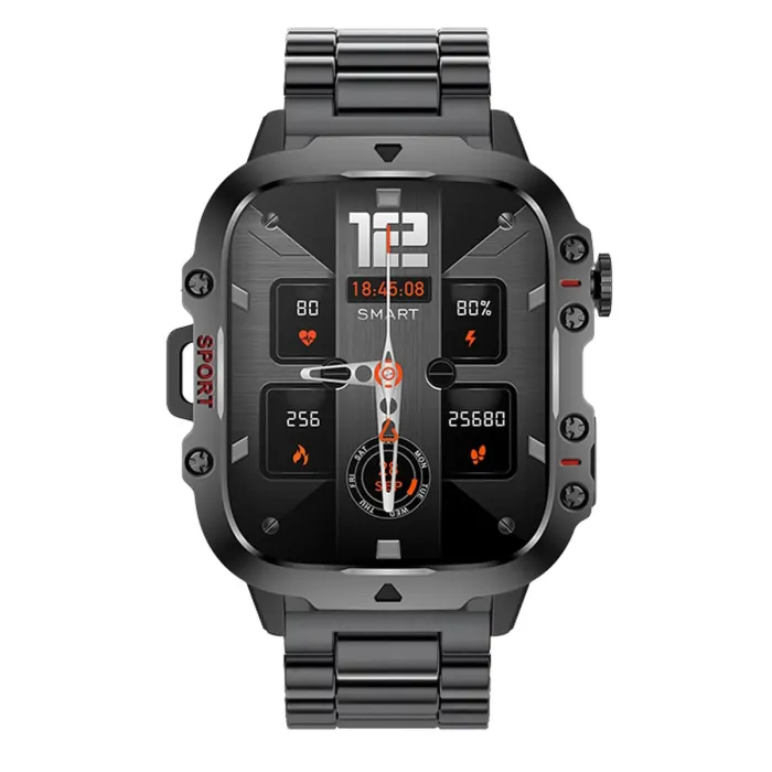 Розумний смарт годинник Smart Expert Nano Steel, 2 ремінці - зображення 3