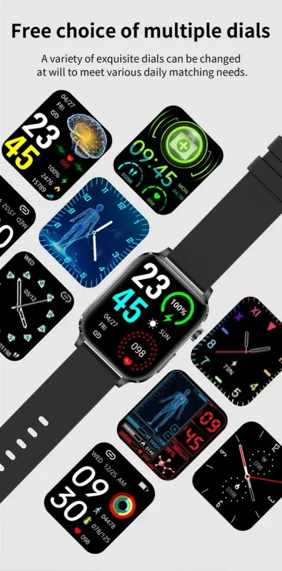 Розумний смарт годинник Smart F100 Black - зображення 10